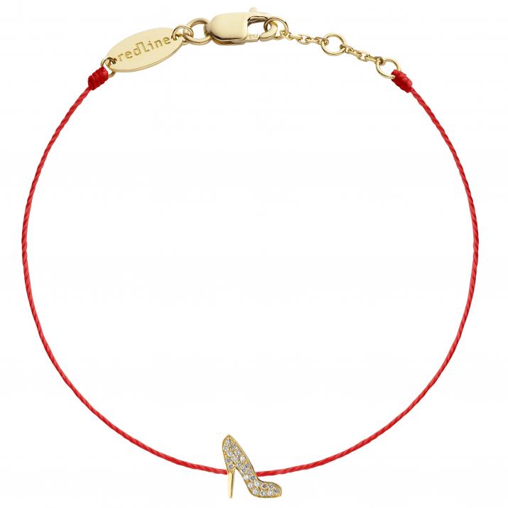 String Bracelet Gossip Yellow Gold RedLine Jewelry - Redline - 0++