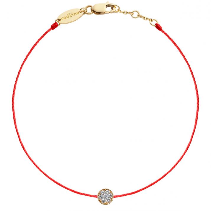 Hope Bracelet Thread Yellow Gold - Redline - 0++