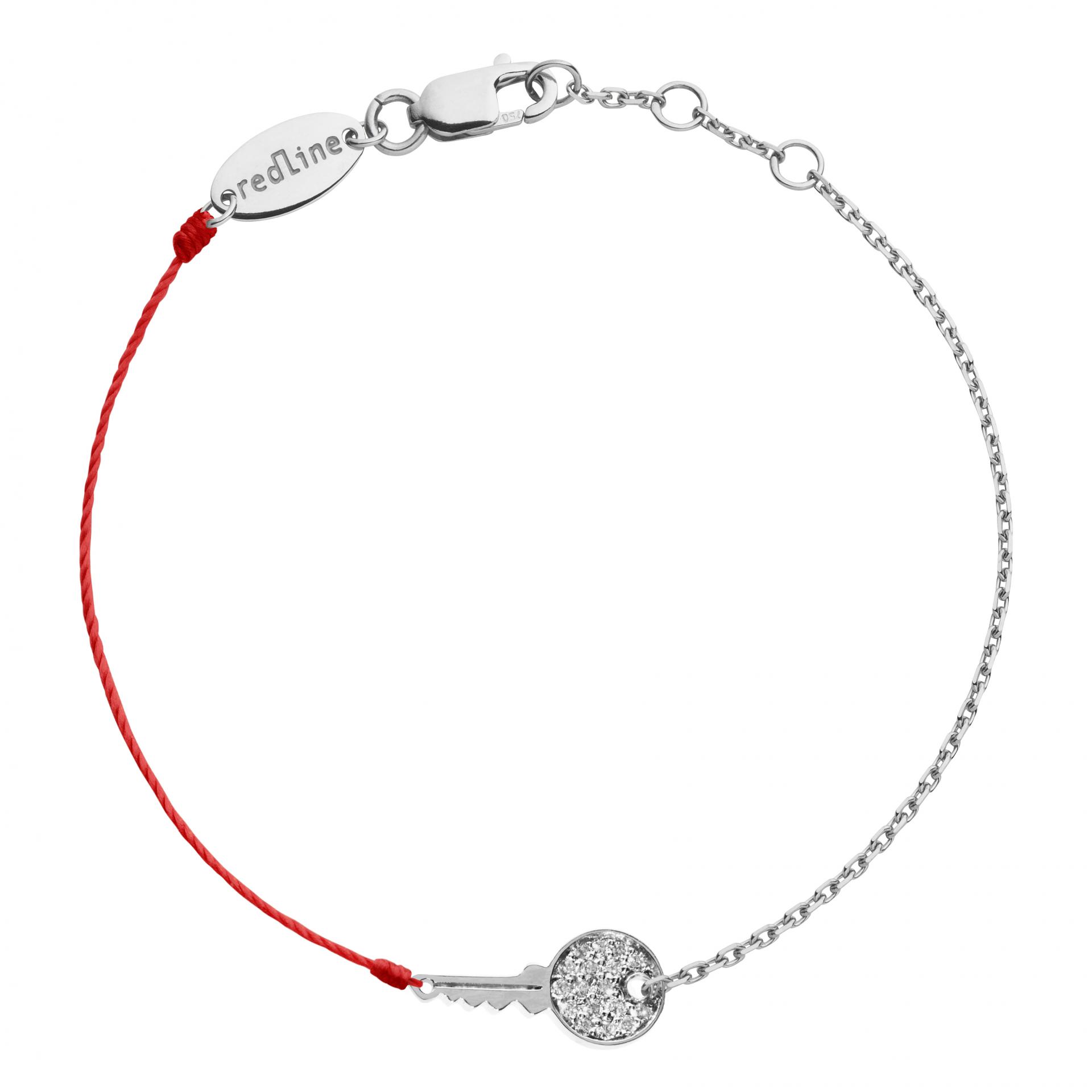Redline Jewerly - Clé - String-Chain Bracelet For Women with 0.085