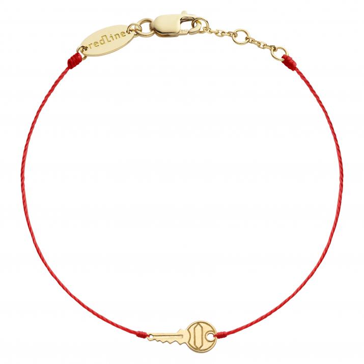 String Bracelet For Women in Yellow Gold  - Redline