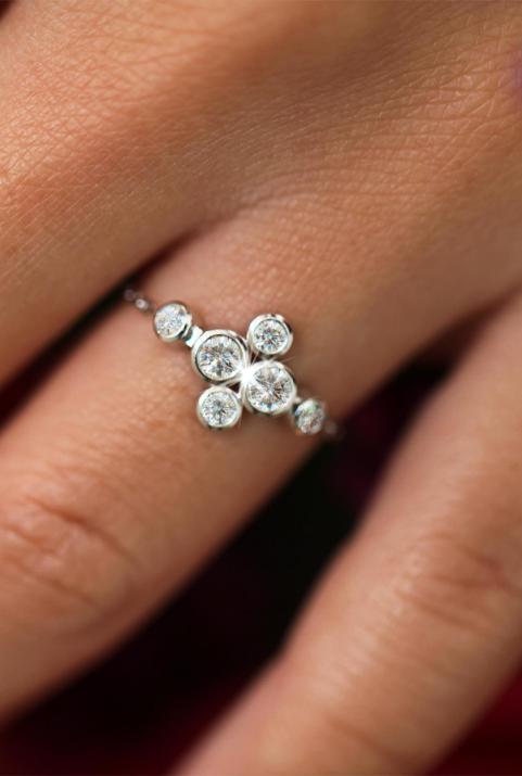 Ring The Full Chain White Gold - Redline - 0++