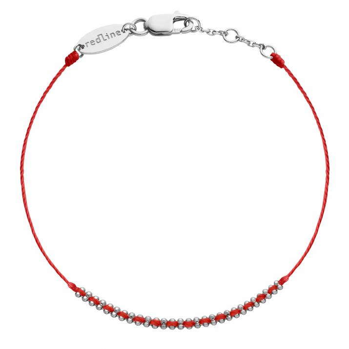 String Bracelet For Women in White Gold - Redline - 0++