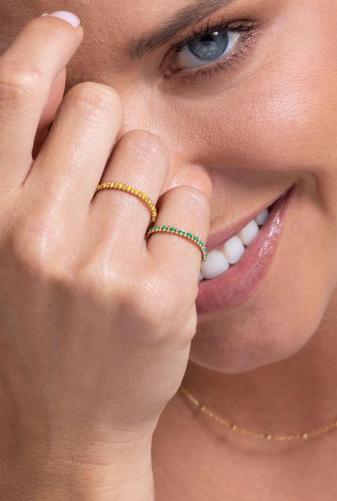 String Ring in Yellow Gold - Redline - 0++