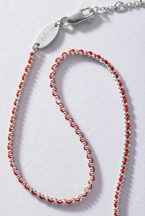 String Necklace For Women in White Gold - Redline - 0++