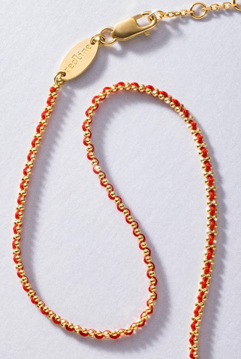 String Necklace For Women in Yellow Gold - Redline - 0++