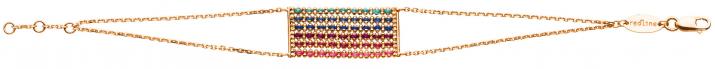 Aurore Boréale Chain bracelet Rose Gold - Redline - 0++