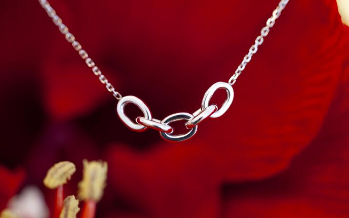 Chain Necklace Sacre (5) White Gold RedLine Jewelry - Redline - 0++