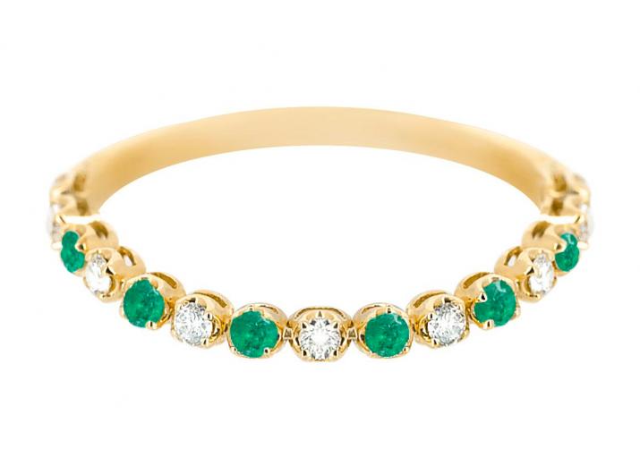 Ring Marilyn emeral Yellow gold - Redline - 0++