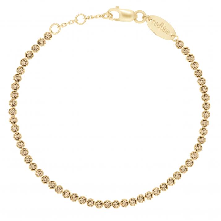 Chain Bracelet Marilyn Riviere Champagne Yellow Gold RedLine Jewelry - Redline - 0++