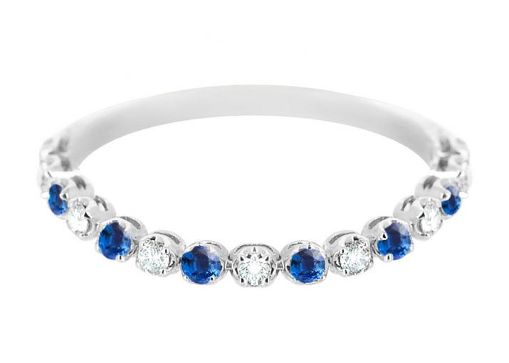 Marilyn Colored Saphir Ring White Gold - Redline - 0++