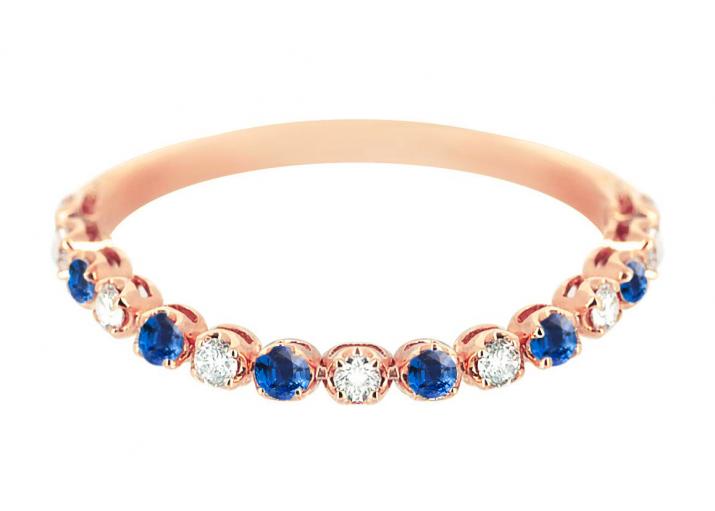 Marilyn Colored Saphir Ring Rose Gold - Redline - 0++