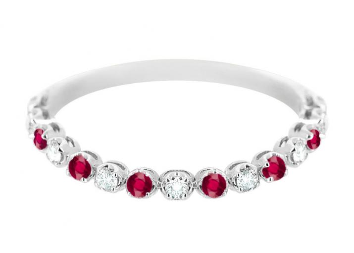 Ring Marilyn ruby White gold - Redline - 0++