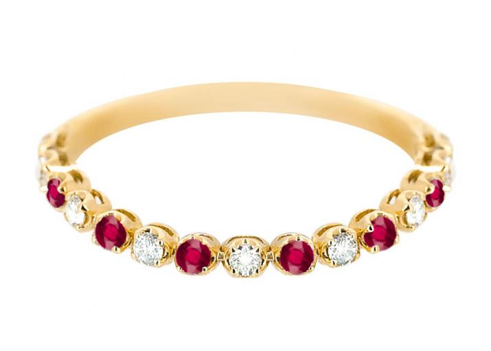 Ring Marilyn ruby Yellow gold - Redline - 0++