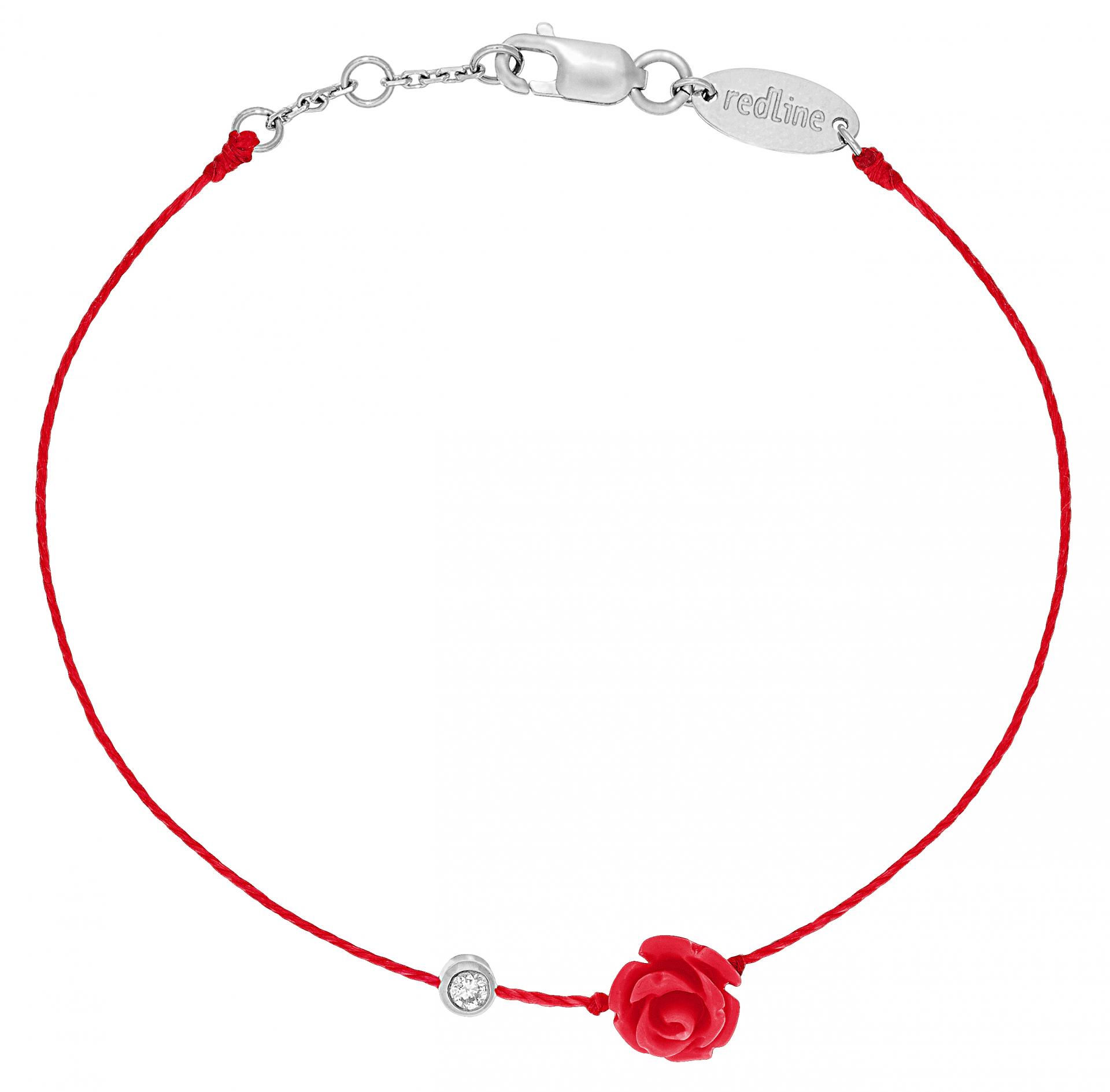 redline mayssa pure 薔薇モチーフ Redline Jewerly - Mayssa Bb Pure - String Bracelet For Women with