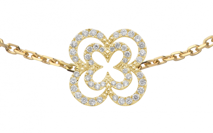 Chain Bracelet Grace Yellow Gold RedLine Jewelry - Redline - 0++