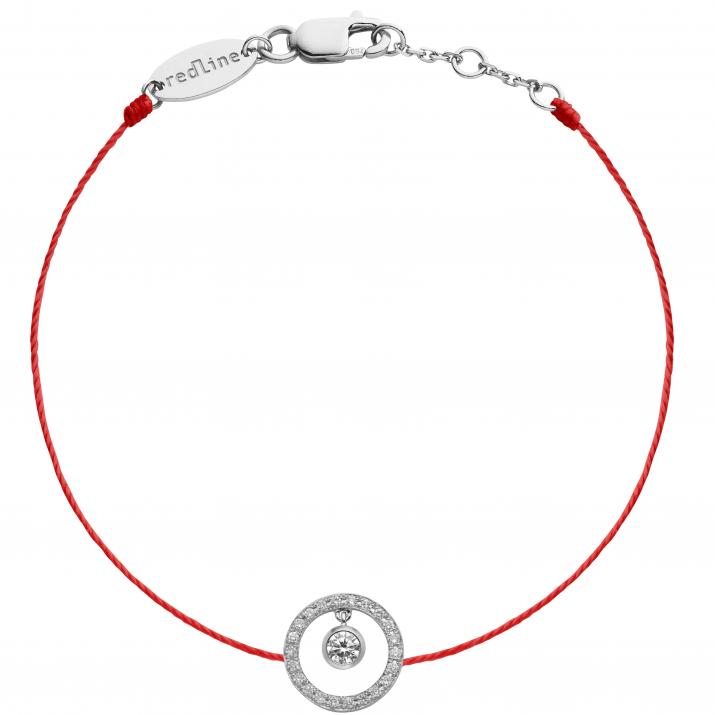 String Bracelet Aurelange Pure White Gold RedLine Jewelry - Redline