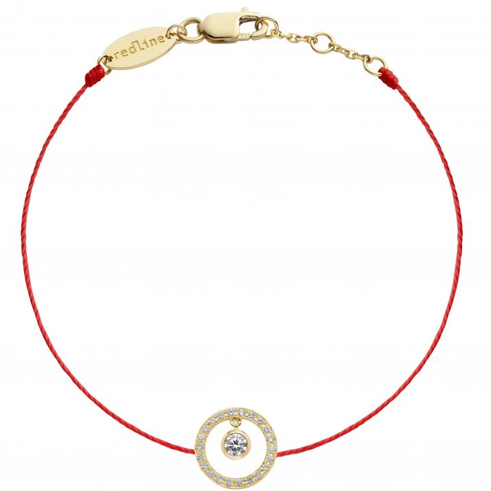 String Bracelet Aurelange Pure Yellow Gold RedLine Jewelry - Redline