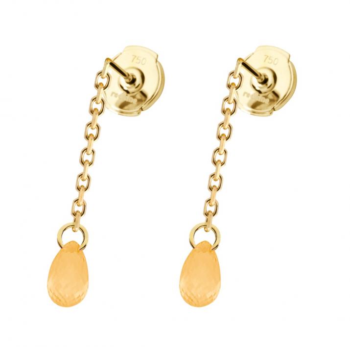 Earrings in Yellow Gold - Redline - 0++