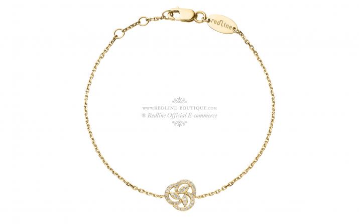 Chain Bracelet Valse A Trois Temps Yellow Gold RedLine Jewelry - Redline - 0++
