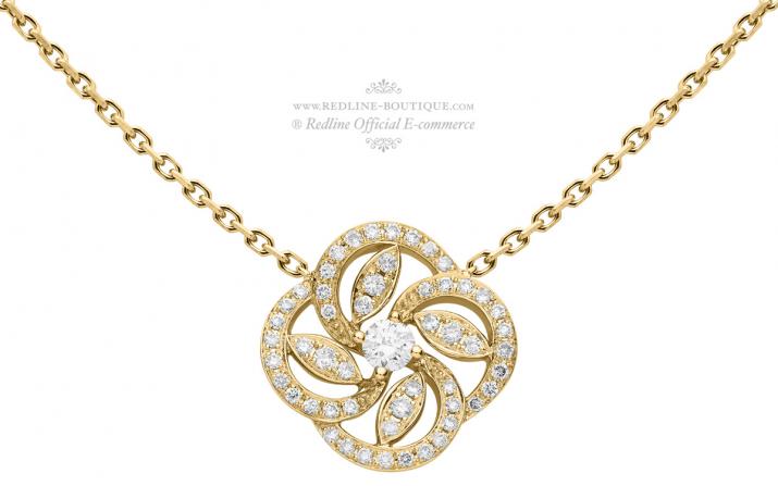 Chain Necklace Valse A Quatre Temps Yellow Gold RedLine Jewelry - Redline
