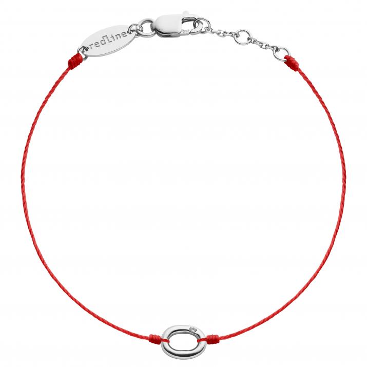 String Bracelet Mini Sacré White Gold RedLine Jewelry - Redline - 0++