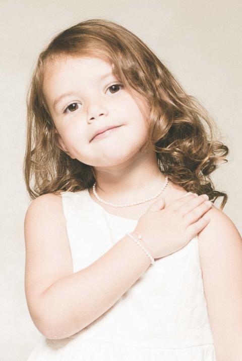 Avakoya Child Necklace White Gold - Redline - 0++