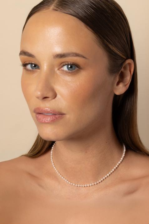 Avakoya Pearl Necklace with white gold clasp - Redline - 0++
