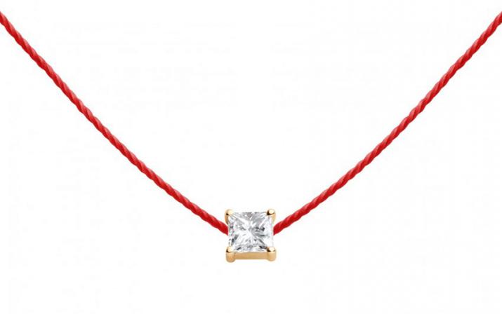 String Necklace Princesse Rose Gold RedLine Jewelry - Redline
