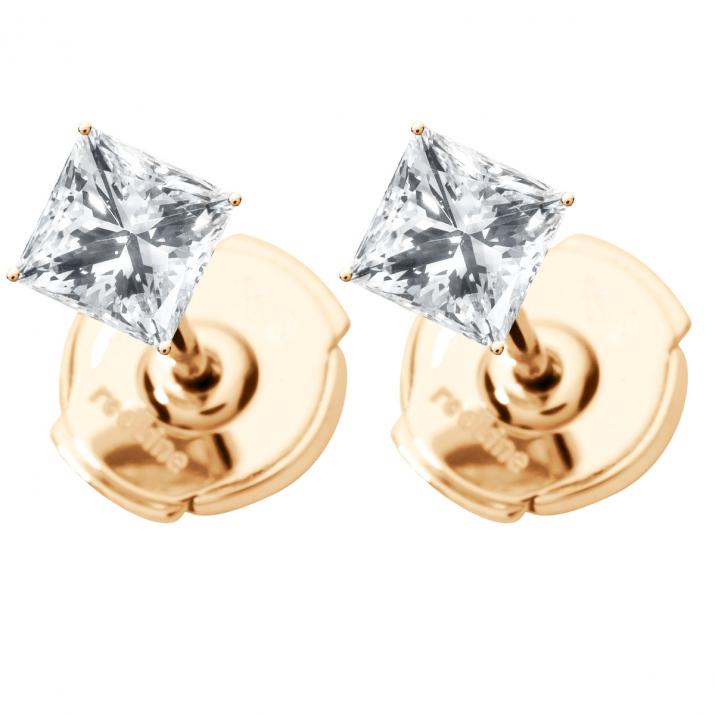 Princesse Earring Pink Gold - Redline - 0++