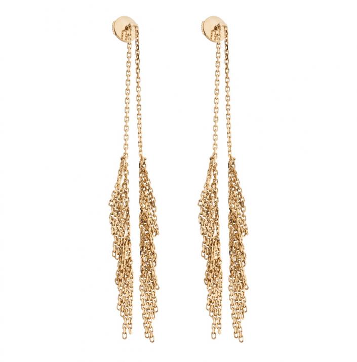 Earrings in Yellow Gold - Redline - 0++