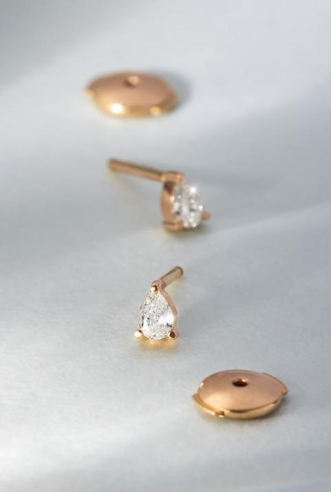 Altesse earrings in Rose Gold - Redline - 0++