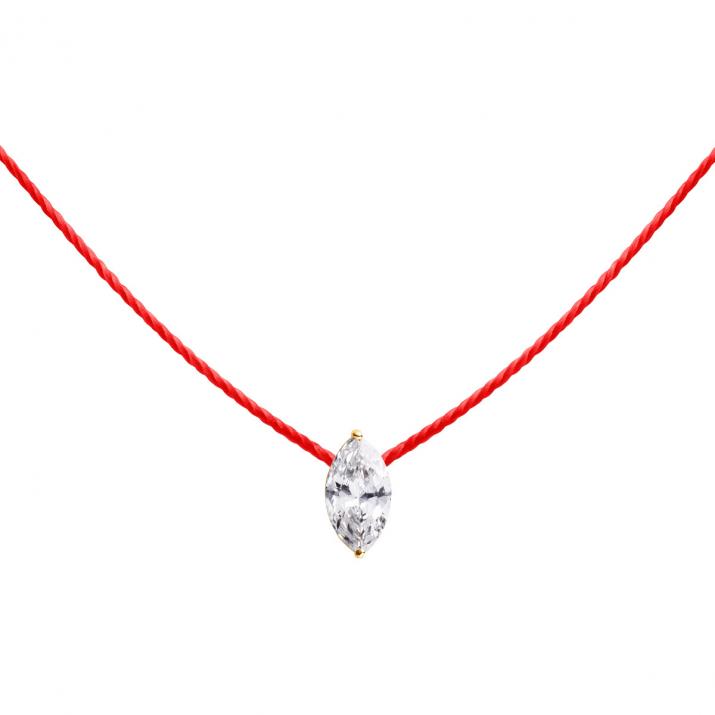 Sa Majesté Thread Necklace Yellow Gold - Redline
