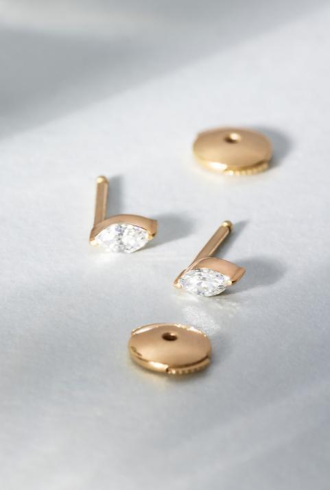 Majesté earrings in Rose Gold - Redline - 0++