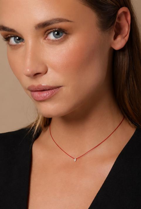 Majesté Thread Necklace Yellow Gold - Redline - 0++
