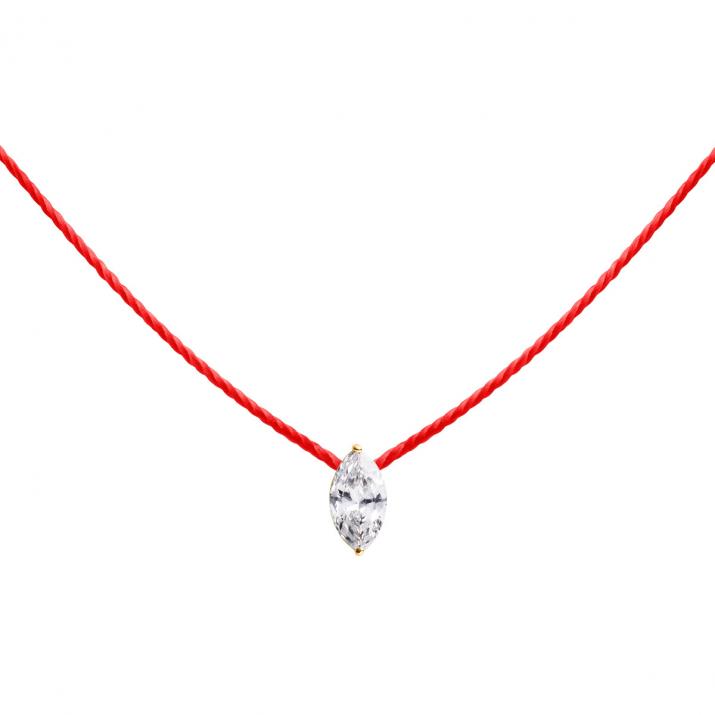 Majesté Thread Necklace Yellow Gold - Redline