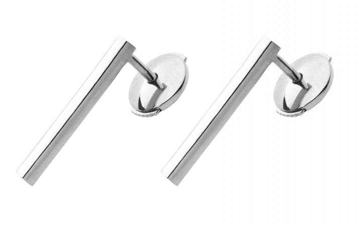 Earrings in White Gold - Redline - 0++