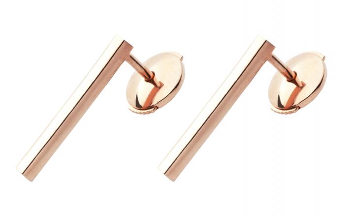 Earrings in Rose Gold - Redline - 0++