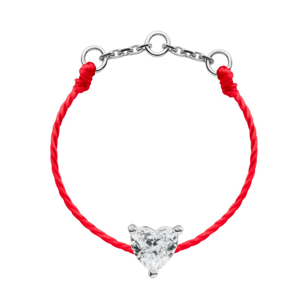 Redline Paris - Bien-Aimé thread white gold ring - Redline