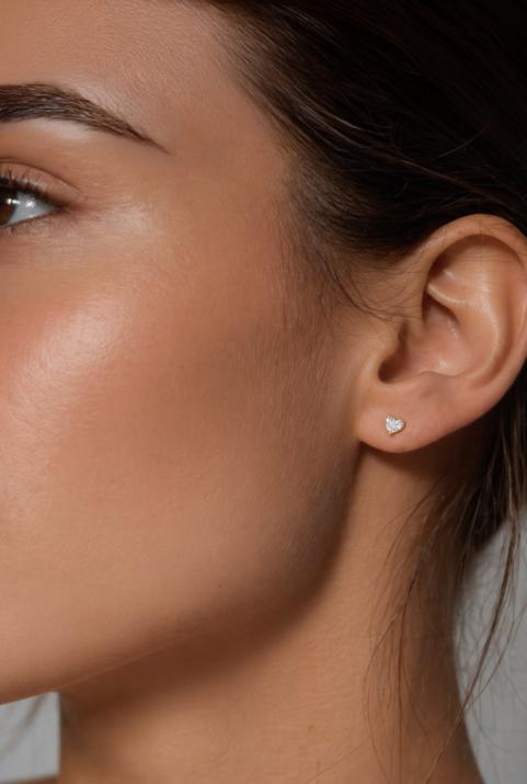Bien Aimé earrings in Yellow Gold - Redline - 0++