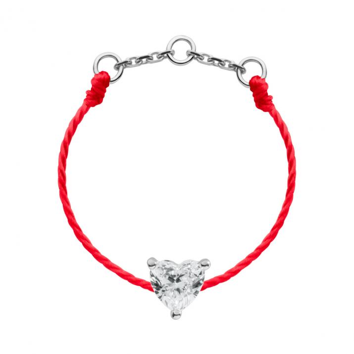 Ring Bien Aimé thread White gold - Redline - 0++