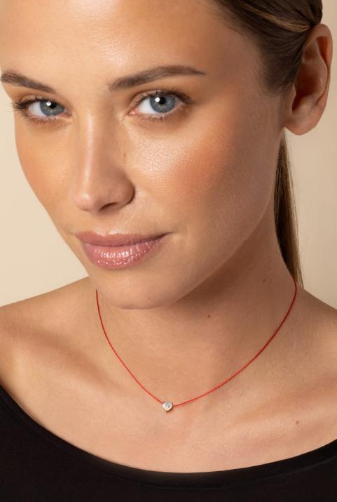 Women necklace Bien Aimé Yellow goldSa Bien-Aimé String Necklace Yellow Gold  - Redline - 0++