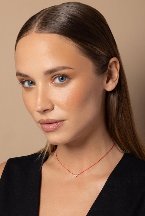 Women necklace Bien Aimé Pink gold - Redline - 0++