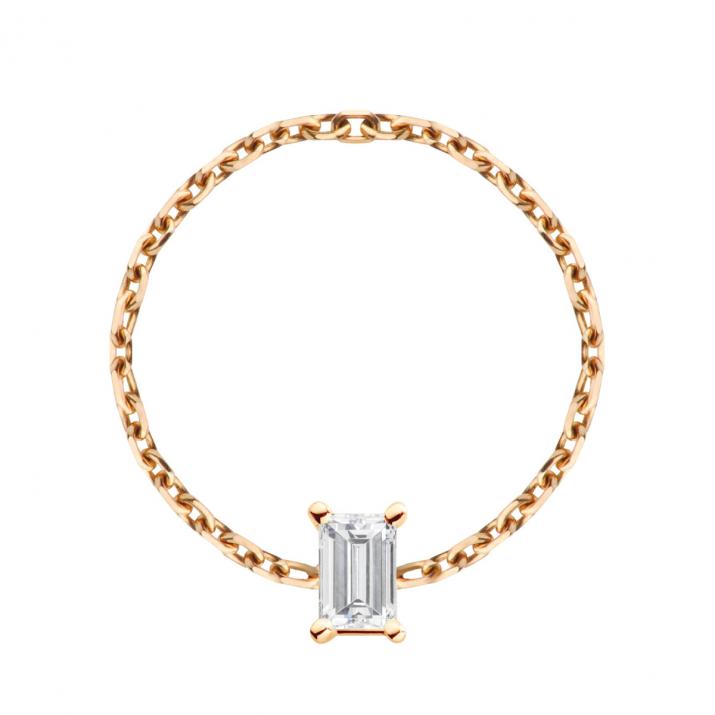 Comtesse Chain Ring Yellow Gold - Redline - 0++