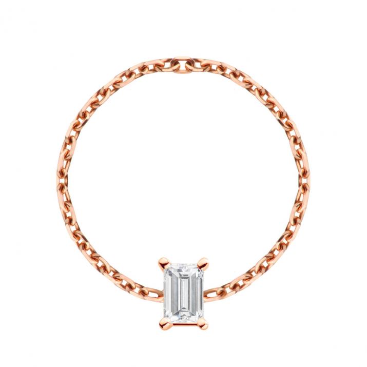 Comtesse Chain Ring Rose Gold - Redline - 0++