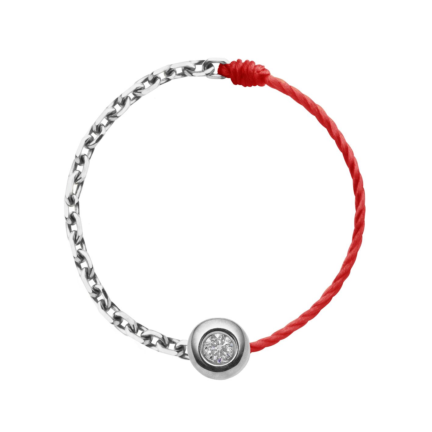 Redline Jewerly - Minimaliste - String Ring with 0.02ct Round