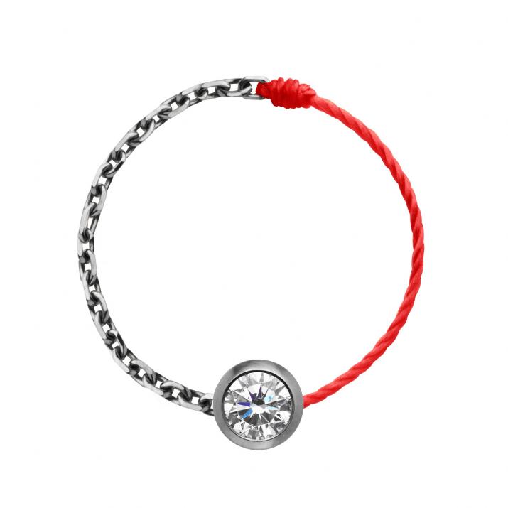 Redline Jewerly - Pure - String Ring with 0.10ct Round