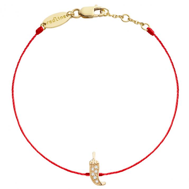 String bracelet Spicy in yellow gold and diamonds - Redline - 0++