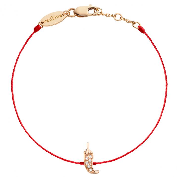 String bracelet Spicy in rose gold and diamonds - Redline - 0++