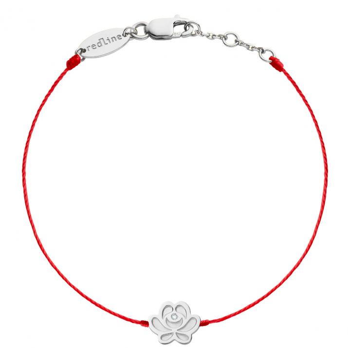 White gold Nymphéa thread bracelet - Redline - 0++
