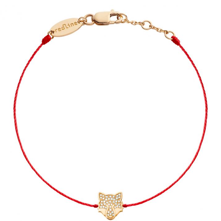 Rose gold and diamonds fox bracelet - Redline - 0++